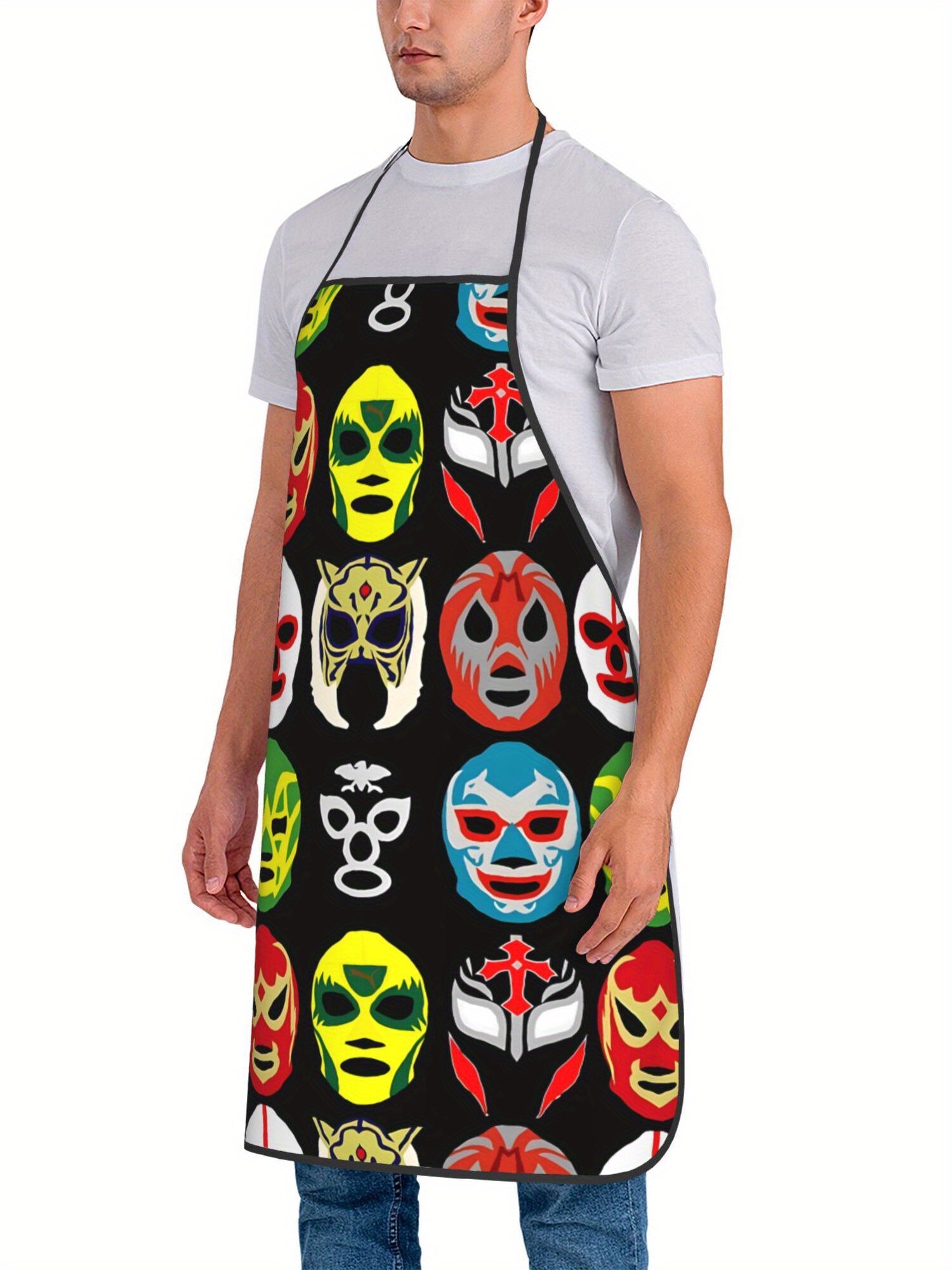 Baking Kitchen Design - Tablier à motif de masque de