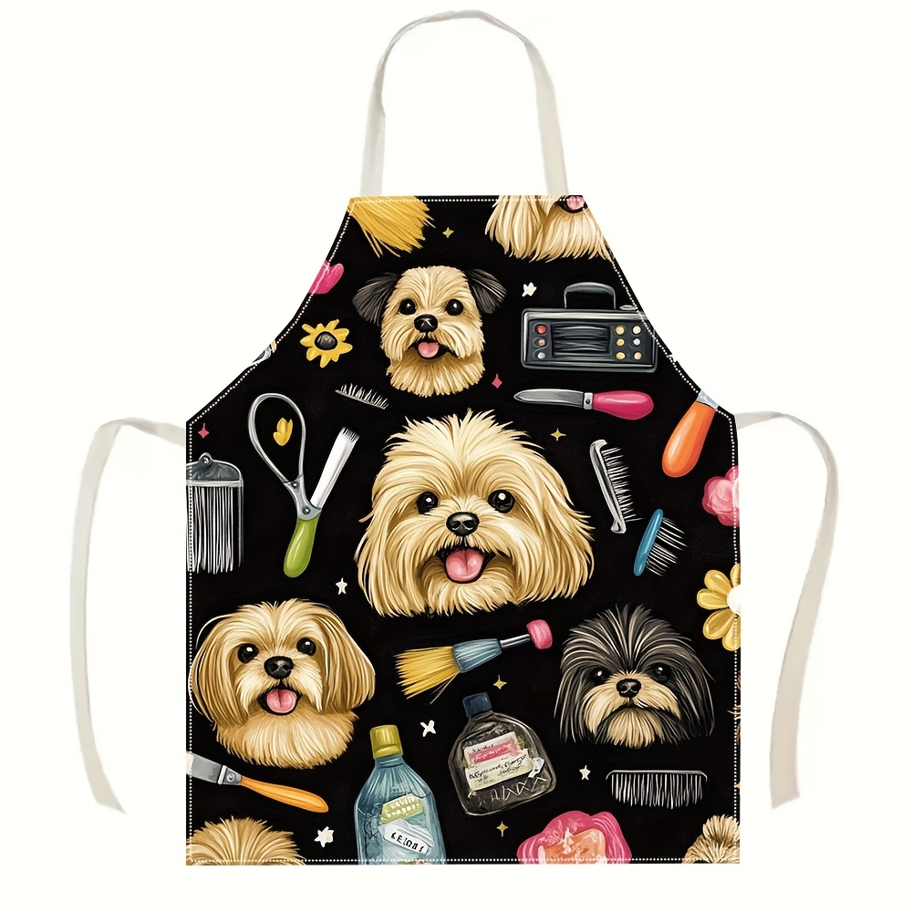 Kitchen Baking Background - 1 tablier amusant pour toilettage canin