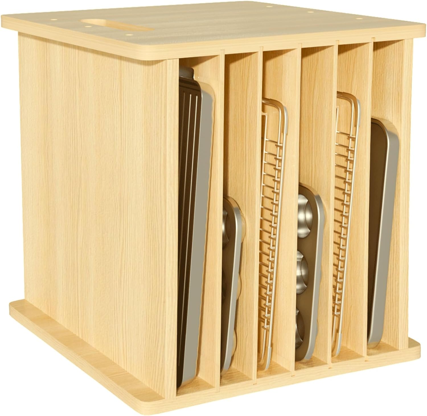 Kitchen Cabinet Baking Organizer - Organisateur de plateaux de cuisson en