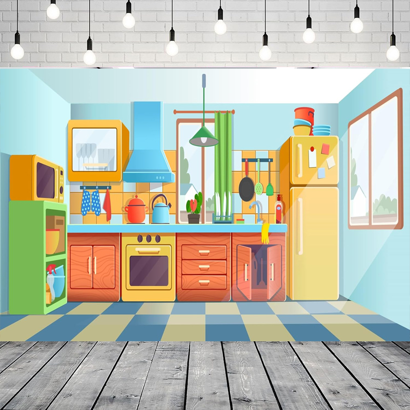 Kitchen Baking Background - Toile de fond de photographie pour