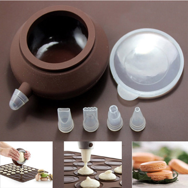 Kitchen Set Bakery - Moule à macarons en silicone, ensemble