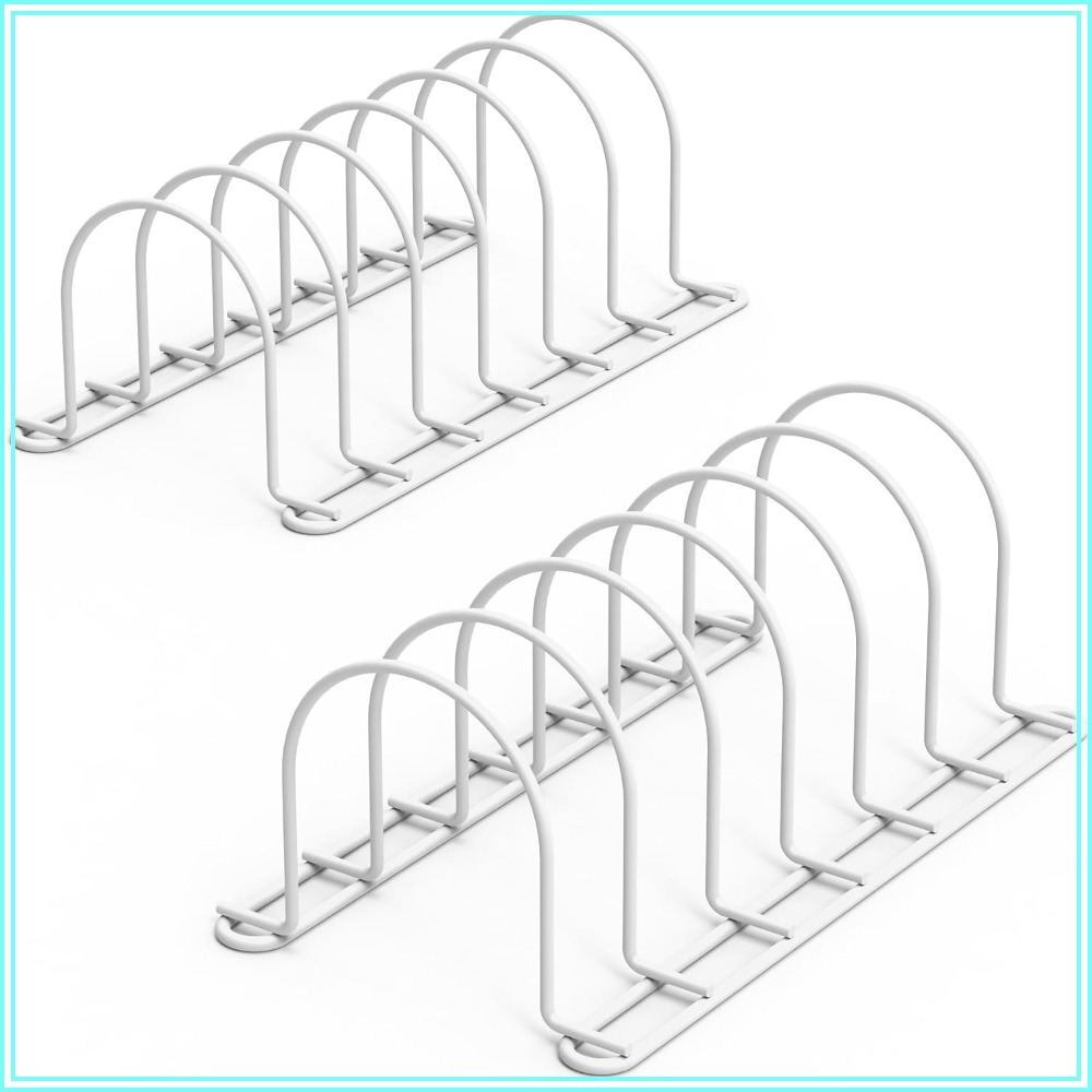 Kitchen Cabinet Baking Organizer - Organisateur de vaisselle vertical pour armoire,