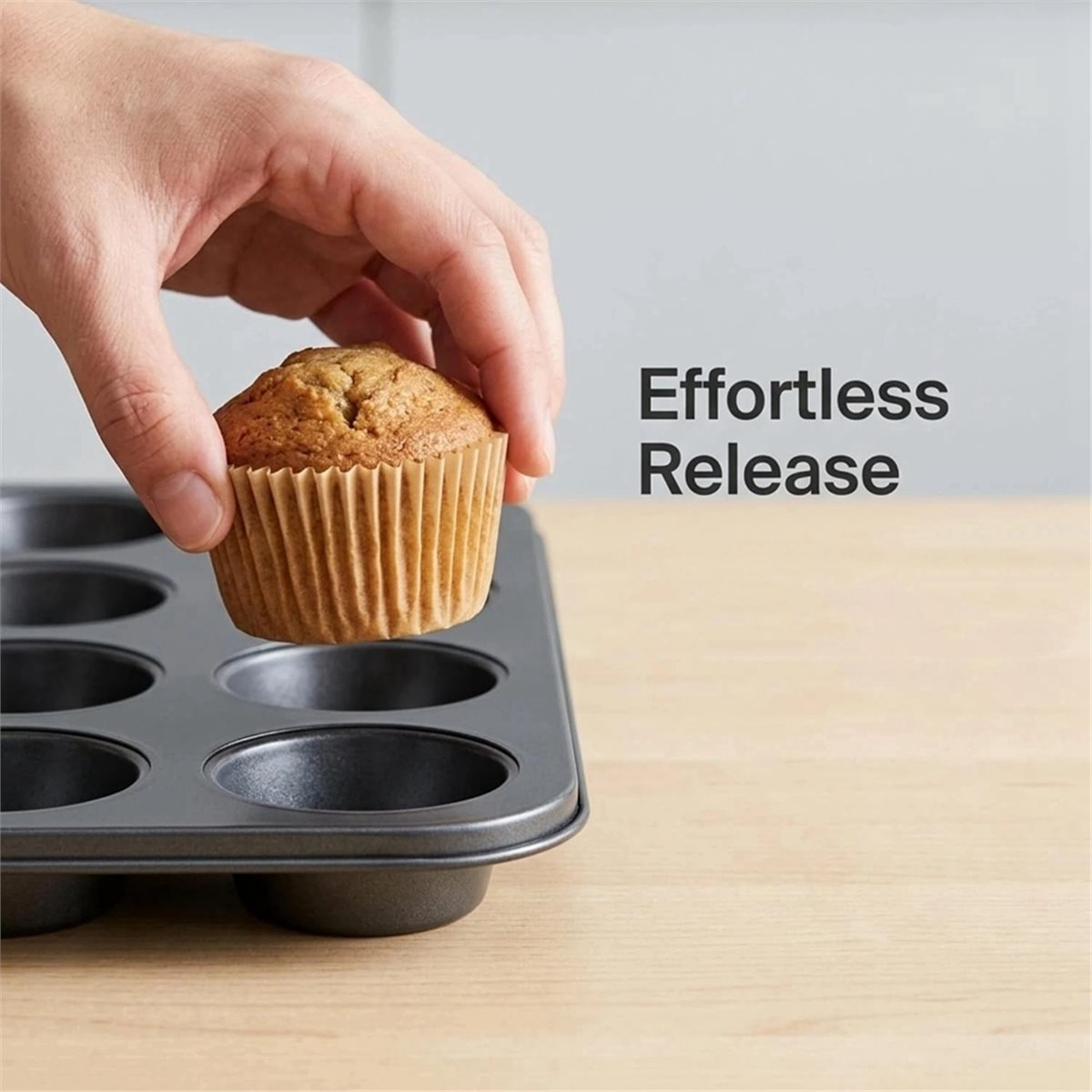 Muffin Tin Nonstick - Moule à mini-muffins avec moules à
