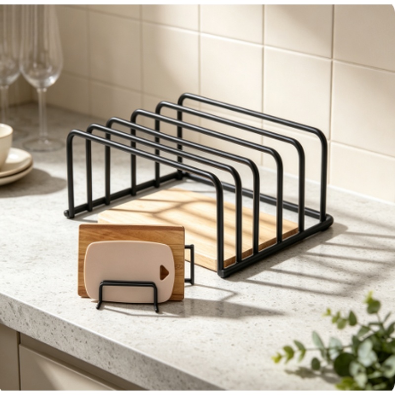 Kitchen Cabinet Baking Organizer - Support de rangement pour planches à