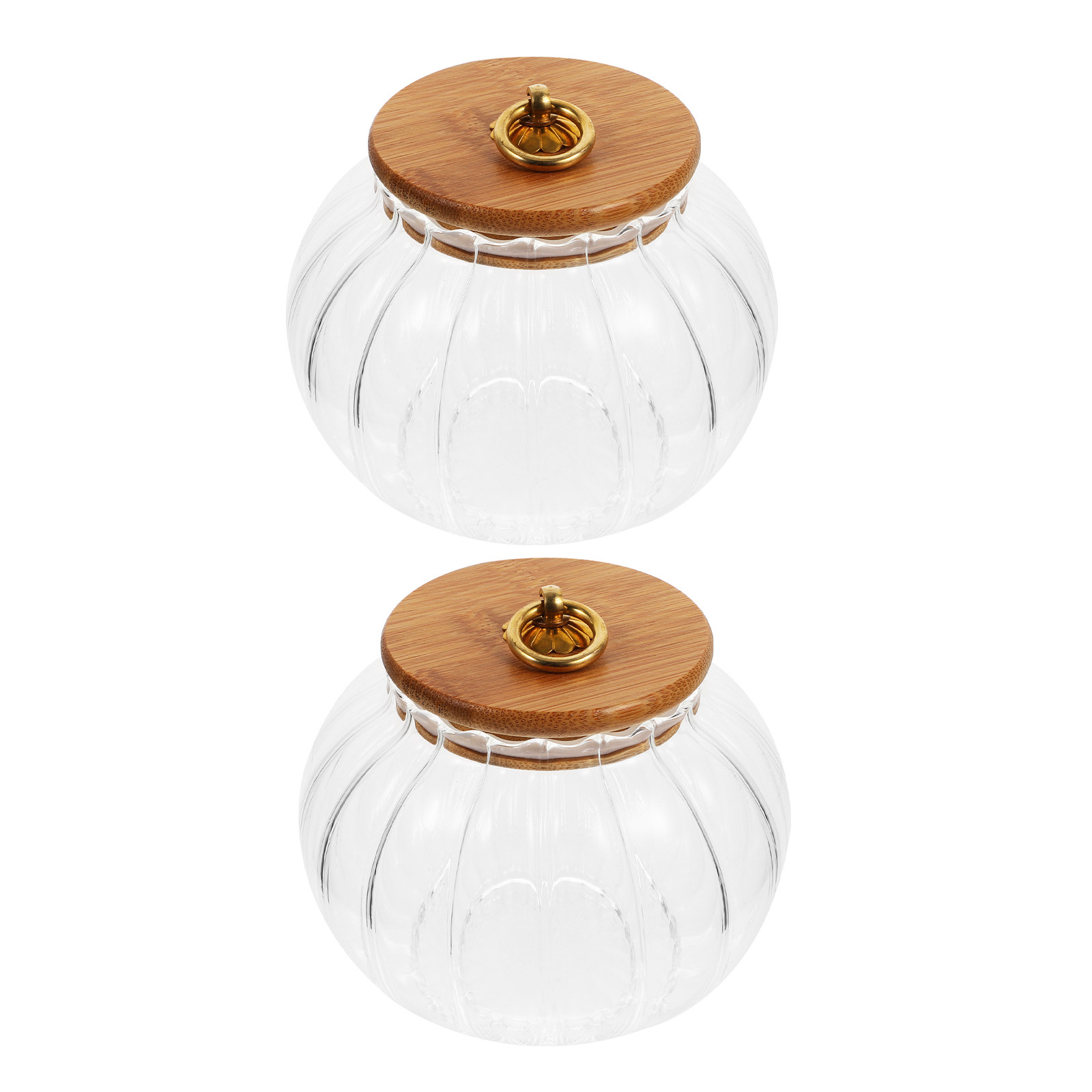 Kitchen Baking Pantry - Lot de 2 pots en verre