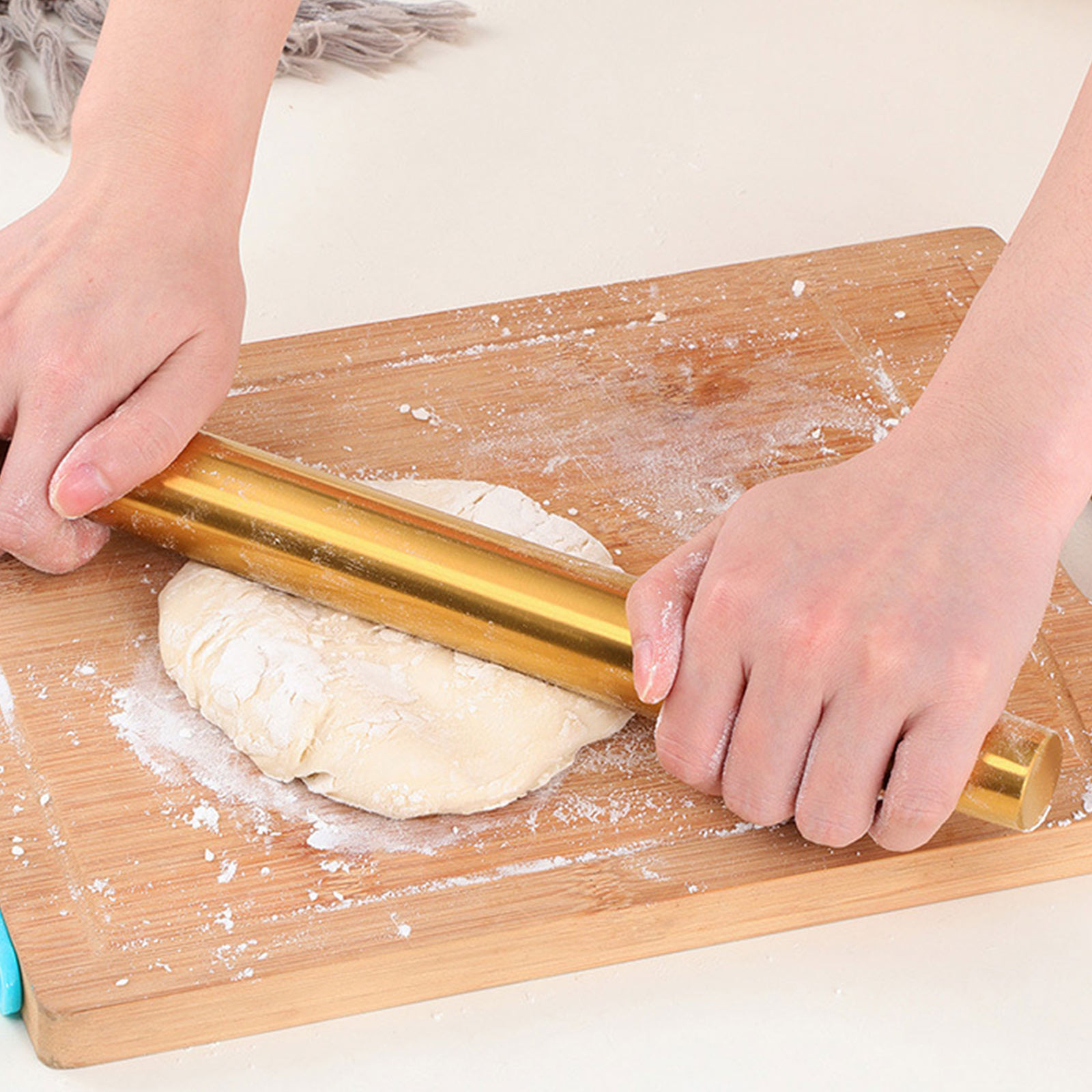 Kitchen Roll Baking - Rouleau à pâtisserie en acier inoxydable