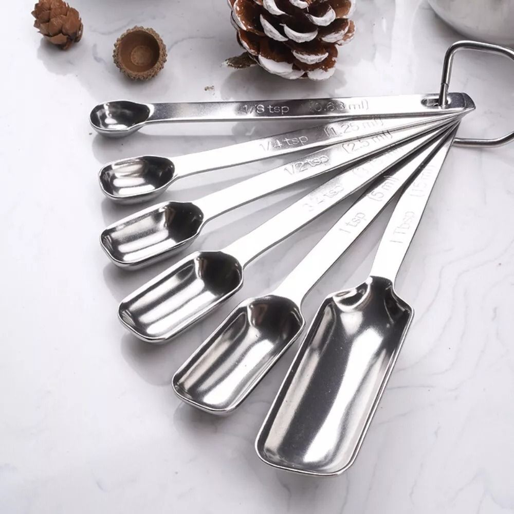 Kitchen Baking Utensils - Cuillères doseuses en acier inoxydable avec