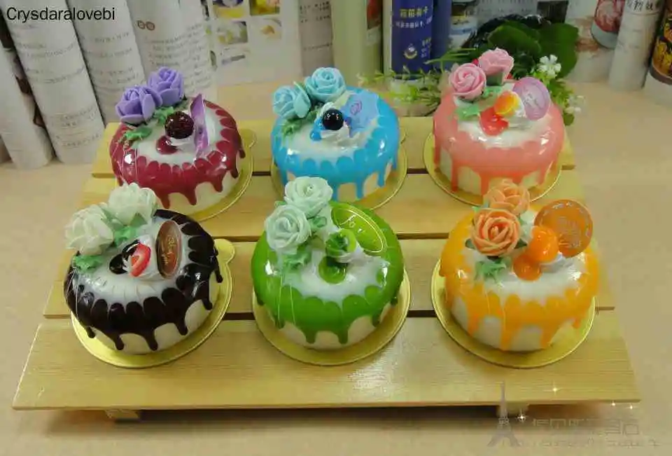 Kitchen Set Bakery - 6 pièces/ensemble Simulation gâteau de Rose