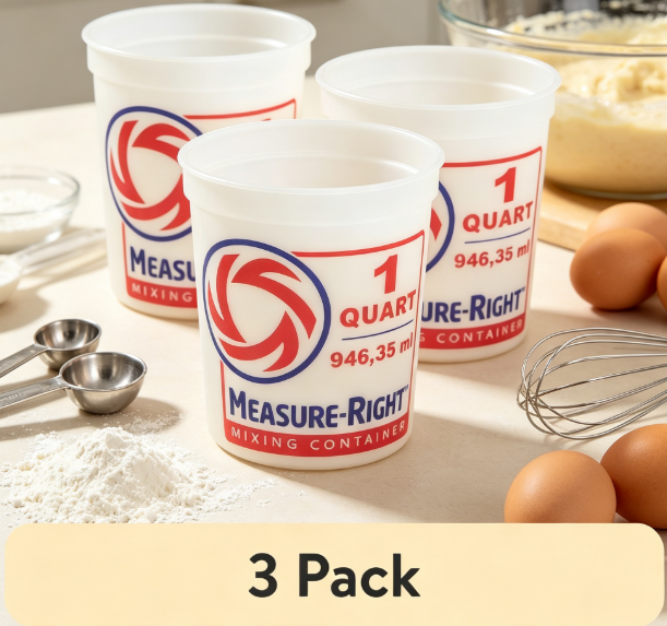 Kitchen For Baking - Conteneur de mélange rond en plastique,