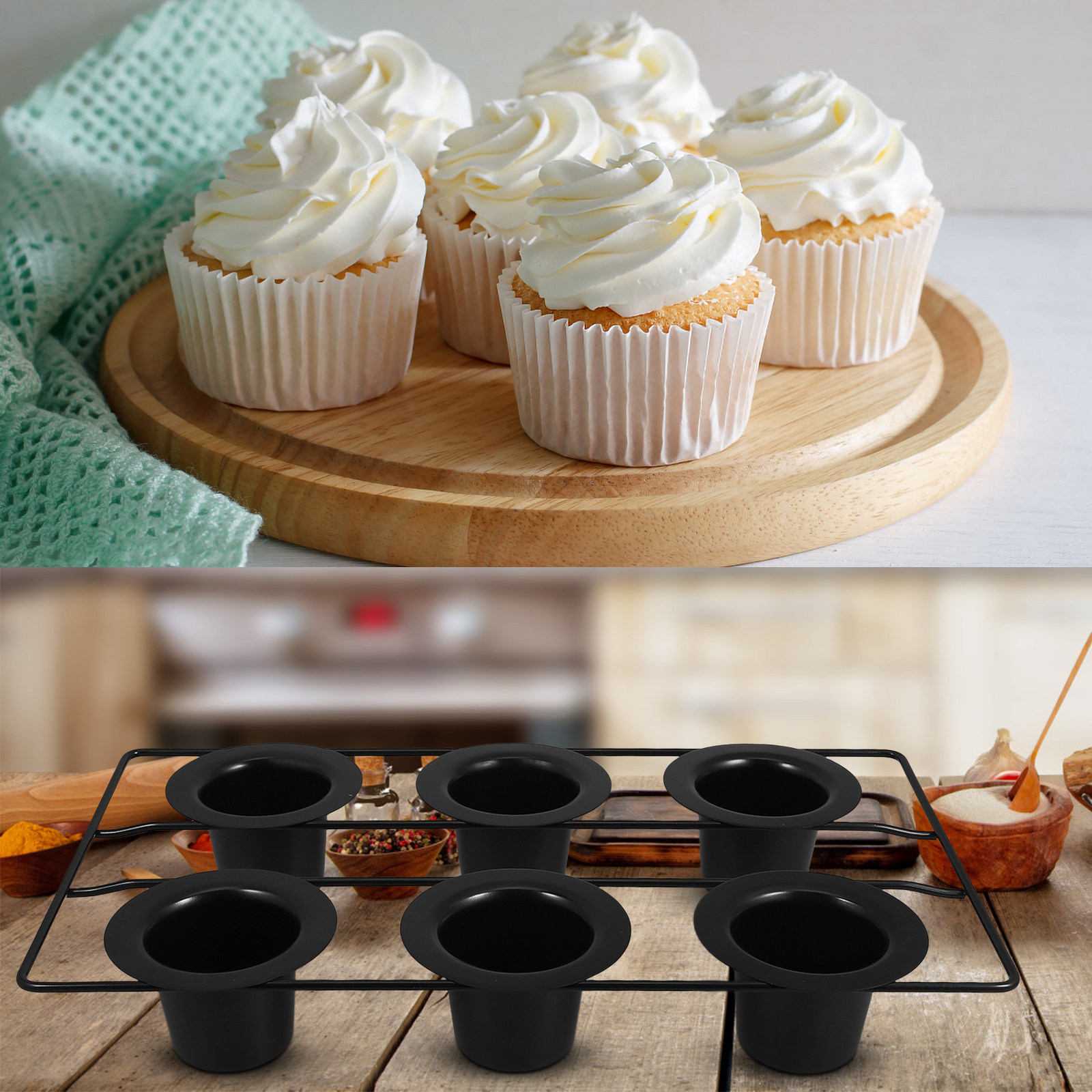 Moule à muffins antiadhésif en - Muffin Tin Nonstick avis et prix