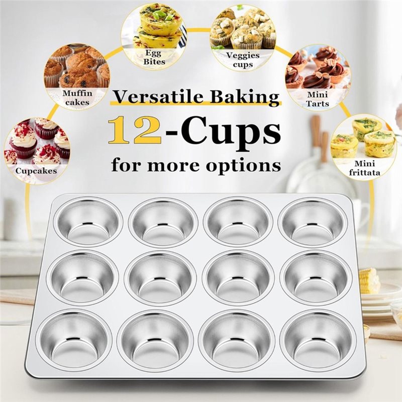 Moule à muffins ABGH, moule à  - Muffin Tin Nonstick avis et prix
