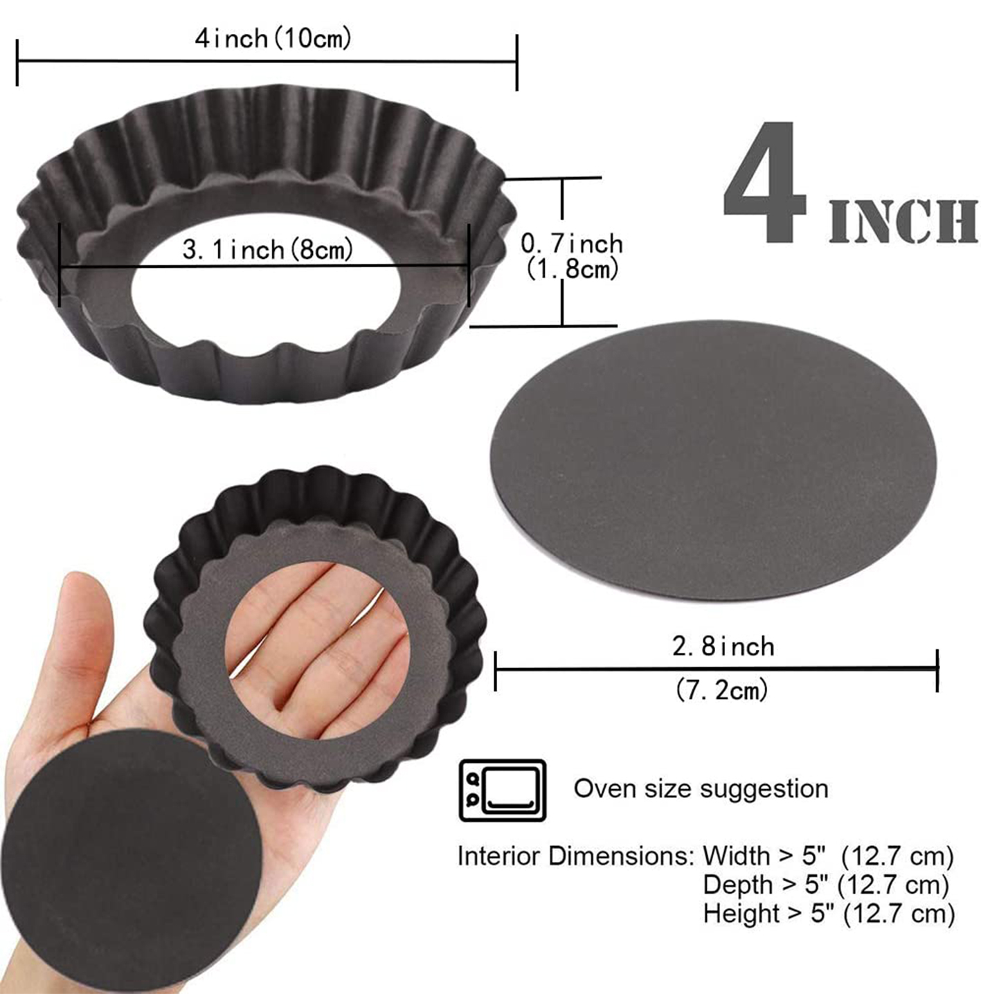 Ensemble de mini poêles à tart - Muffin Tin Nonstick avis et prix