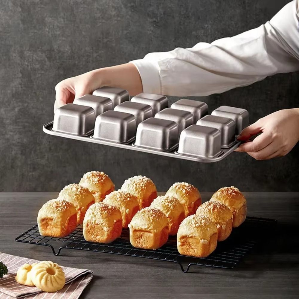 Moule à muffins carré 12 cavit - Muffin Tin Nonstick avis et prix
