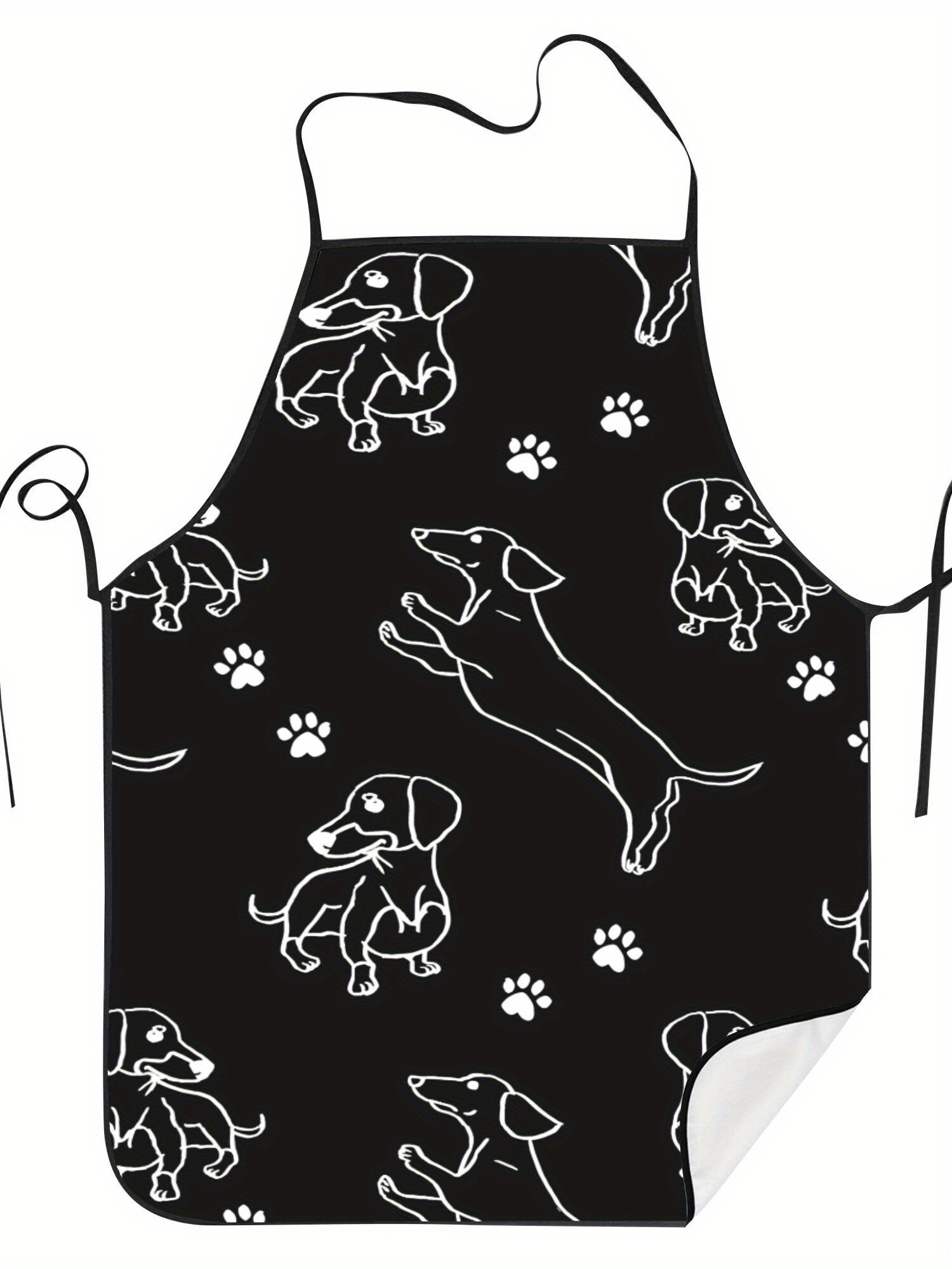 Tablier à motif de pattes de t - Kitchen Baking Background avis et prix