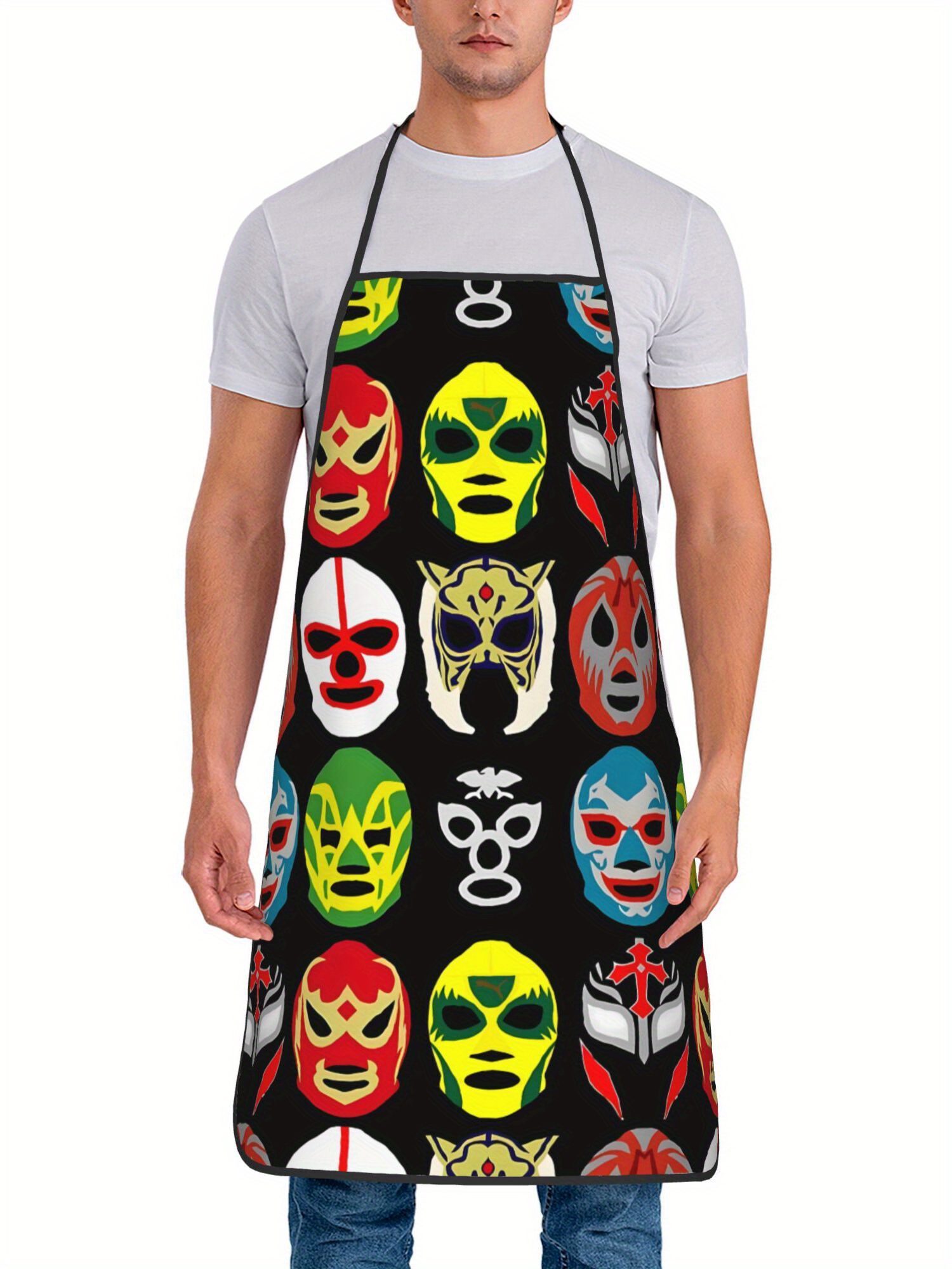 Tablier à motif de masque de L - Baking Kitchen Design avis et prix