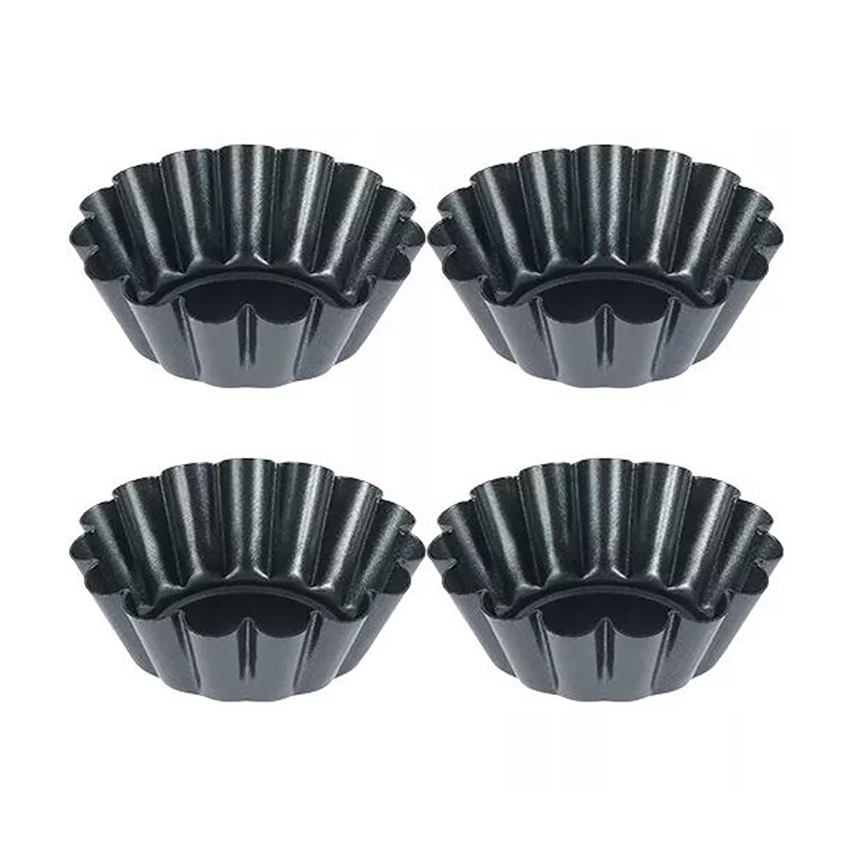 Lot de 4 mini moules à tartele - Muffin Tin Nonstick avis et prix