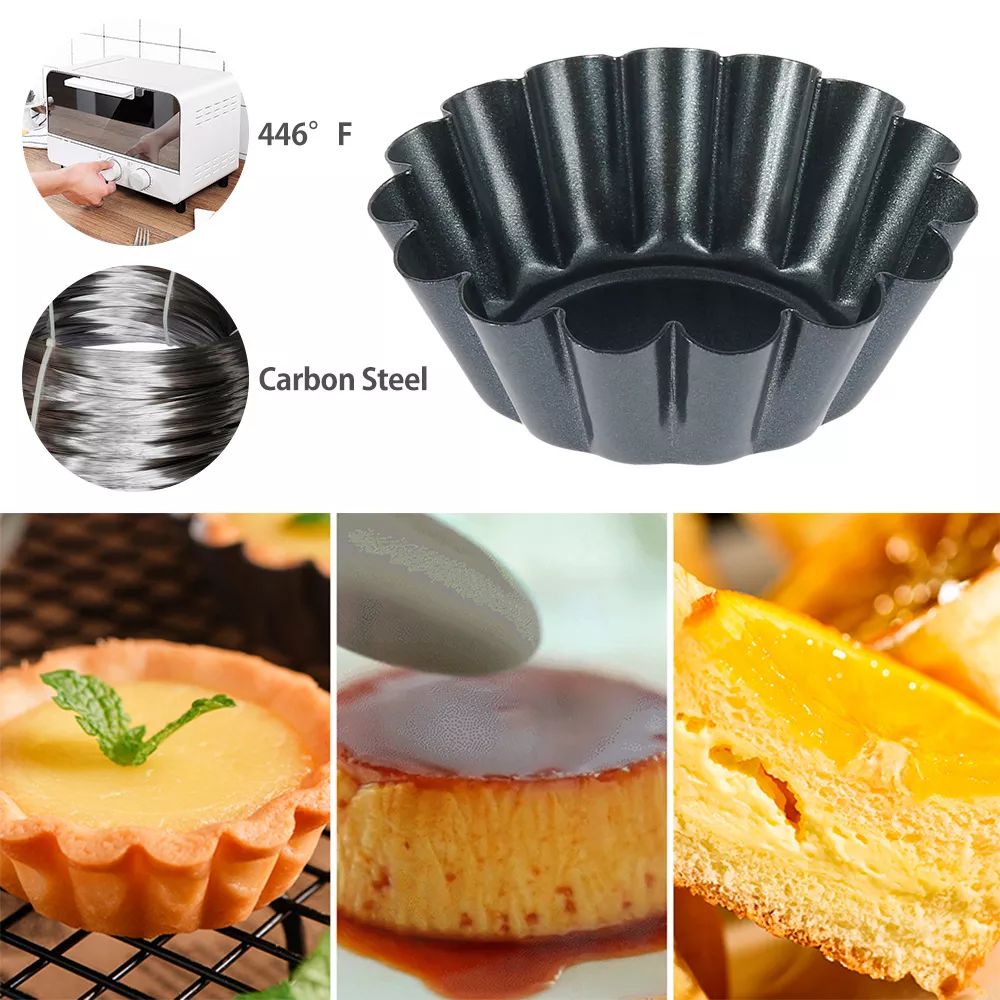 Lot de 4 mini moules à tartele - Muffin Tin Nonstick avis et prix