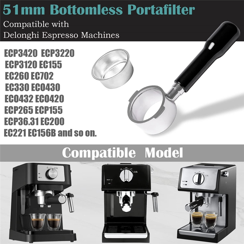 Porte-filtre sans fond AA86 51 - Delonghi Espresso Ecp3420 avis et prix