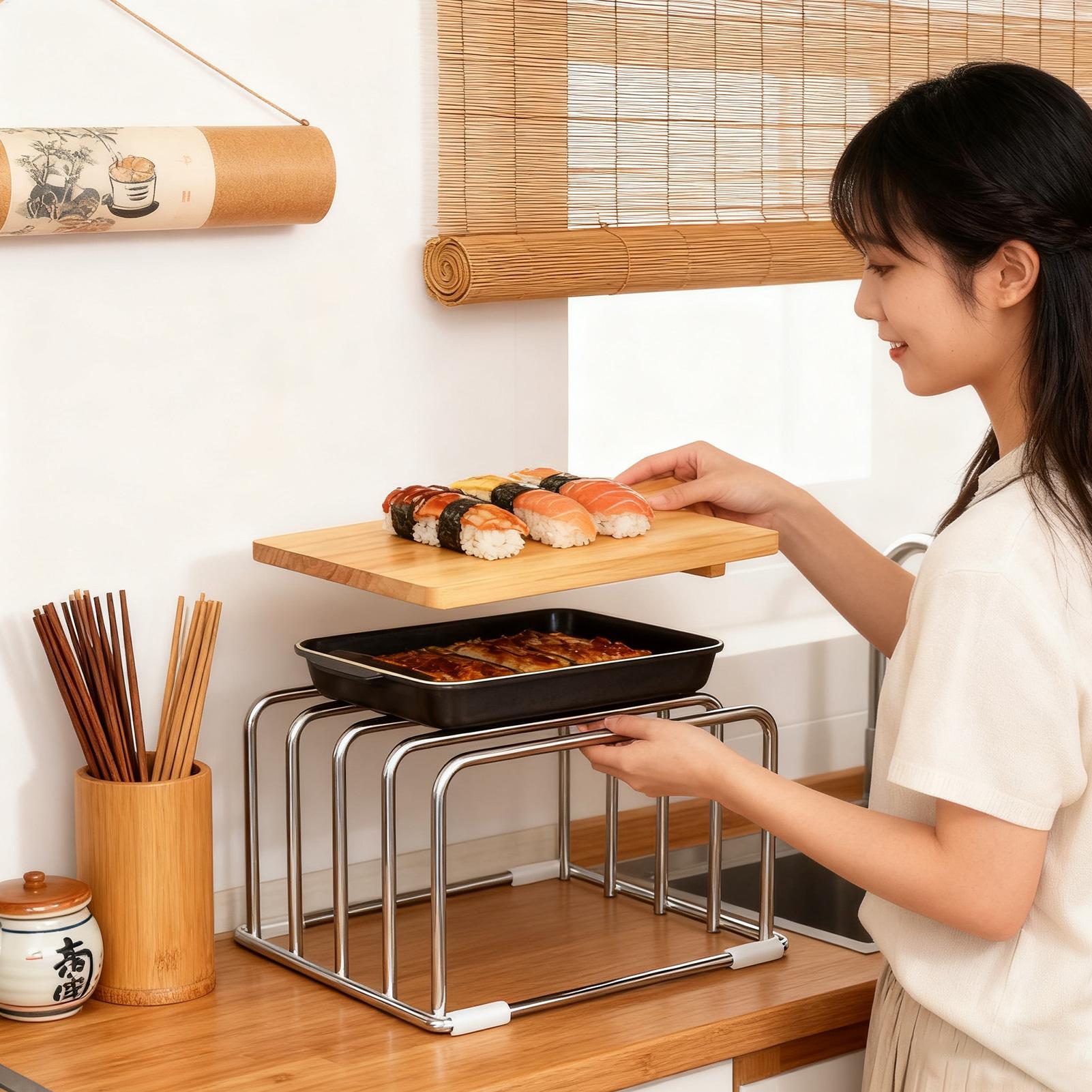 Support de rangement pour plan - Kitchen Cabinet Baking Organizer avis et prix