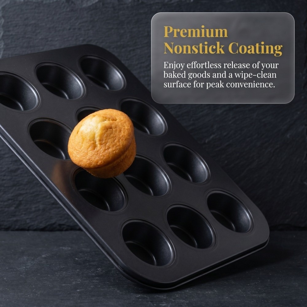 Moule à muffins en acier au ca - Muffin Tin Nonstick avis et prix