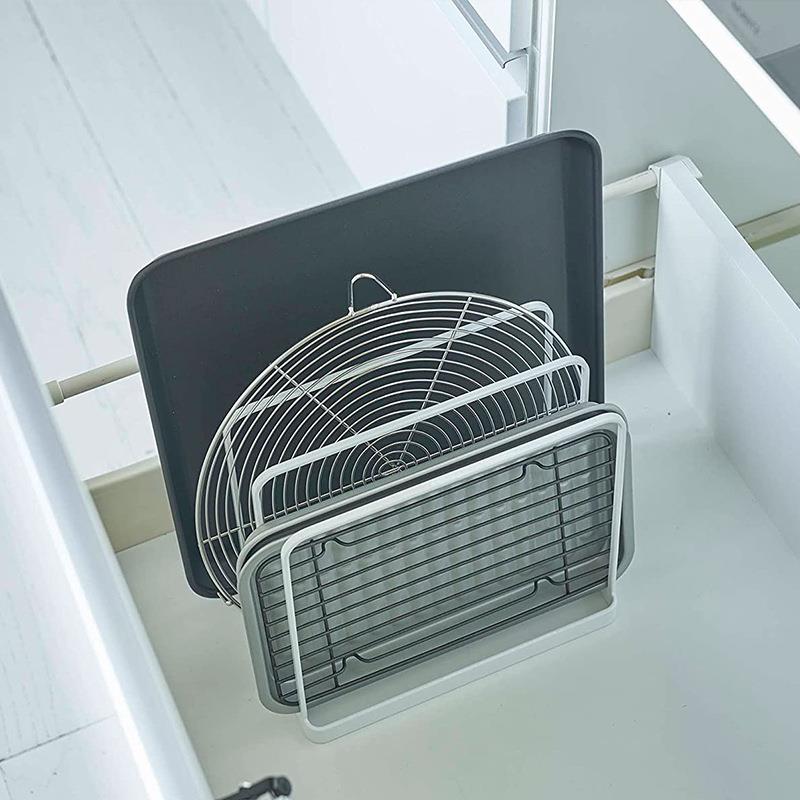 Étagère de rangement multifonc - Kitchen Cabinet Baking Organizer avis et prix