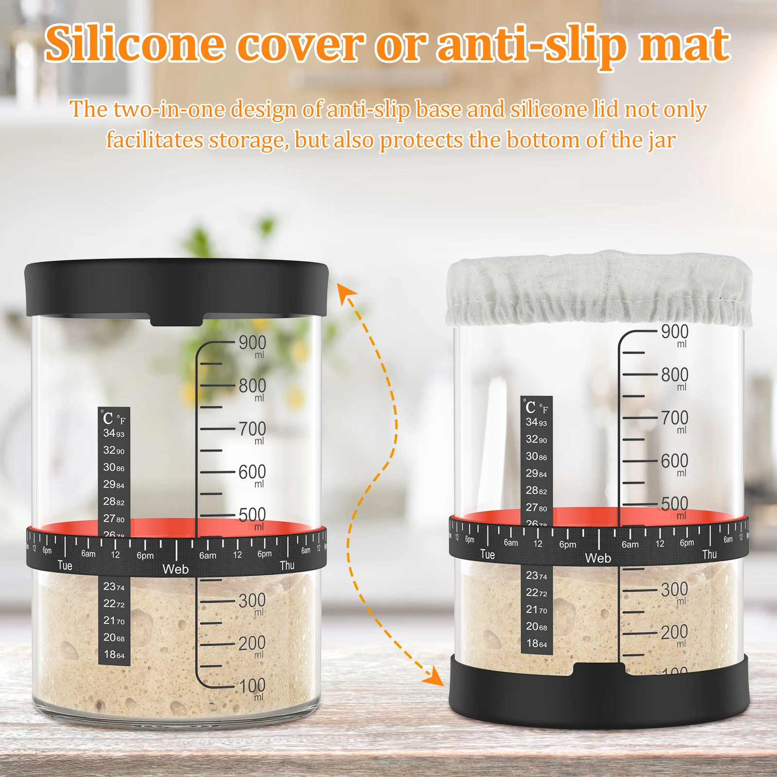 Pot en verre transparent de 90 - Kitchen Baking Soda avis et prix