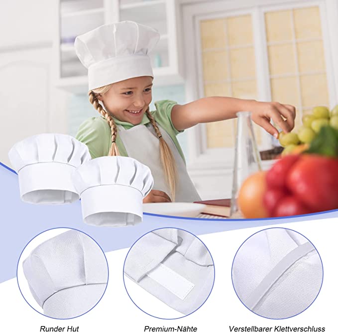 4 chapeaux de chef pour enfant - Baking Kitchen Design avis et prix